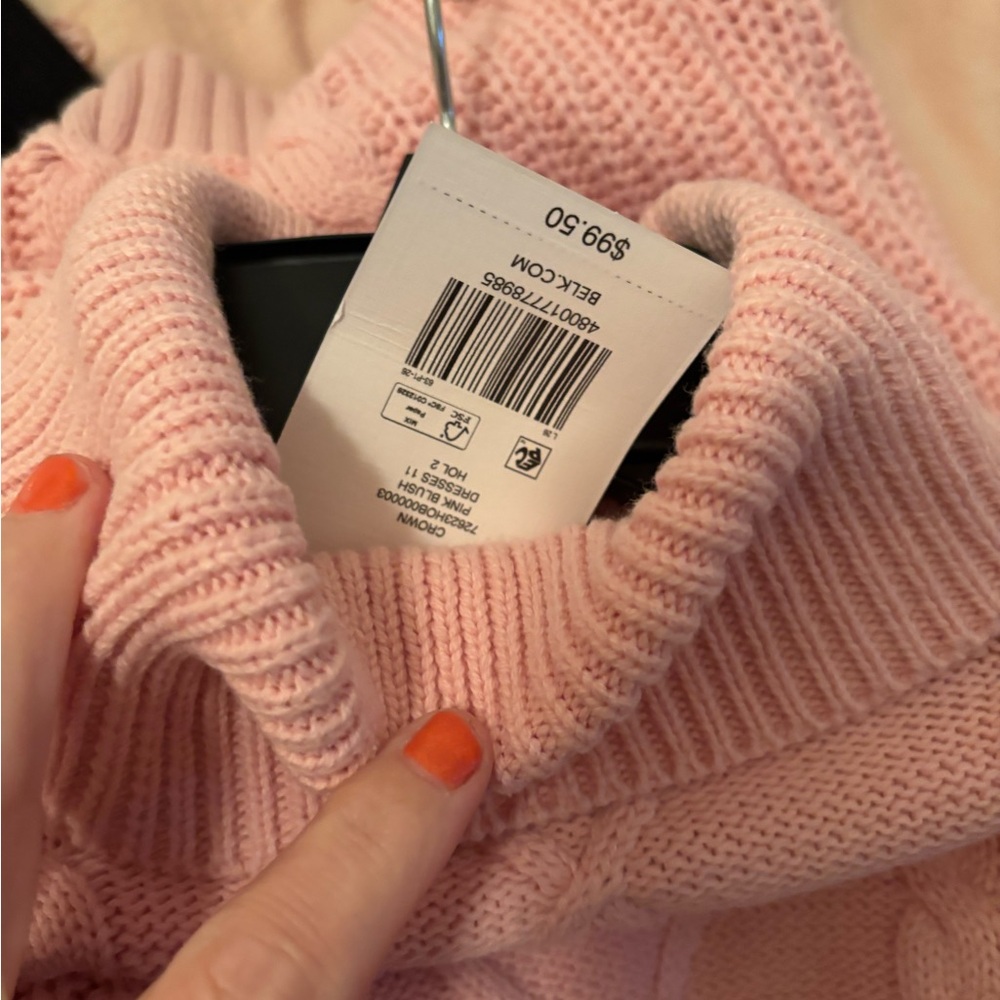 Pinkblush Soft Pink Turtleneck Sweater - Picture 3 of 3
